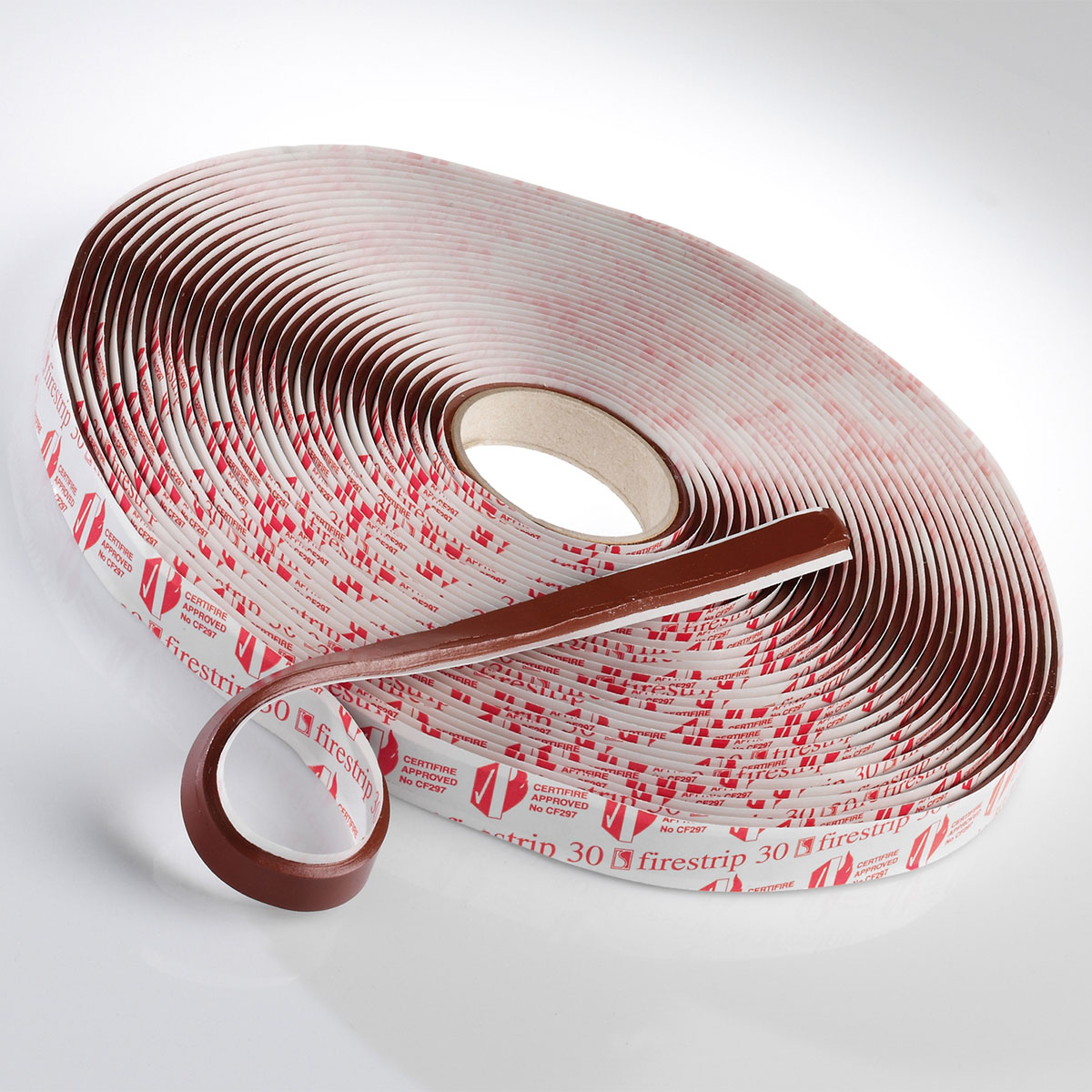 Firestrip 60 Intumescent Glazing Tape Brown 20 x 3mm Fire Seals Direct